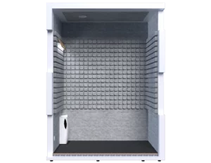 StudioBricks One Plus soundproofed cabin main view