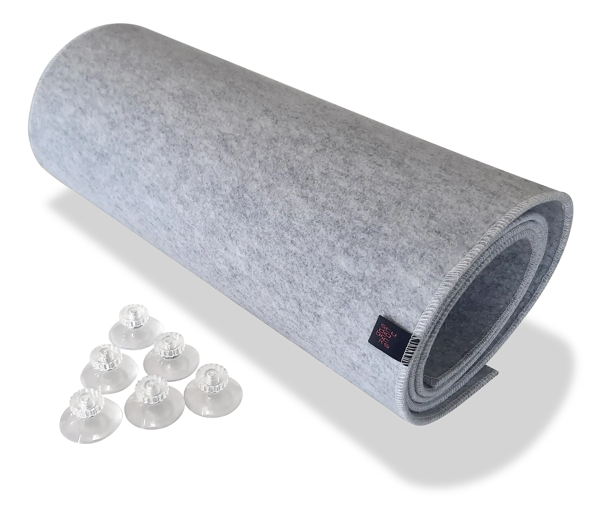 Acoustic pad for doors